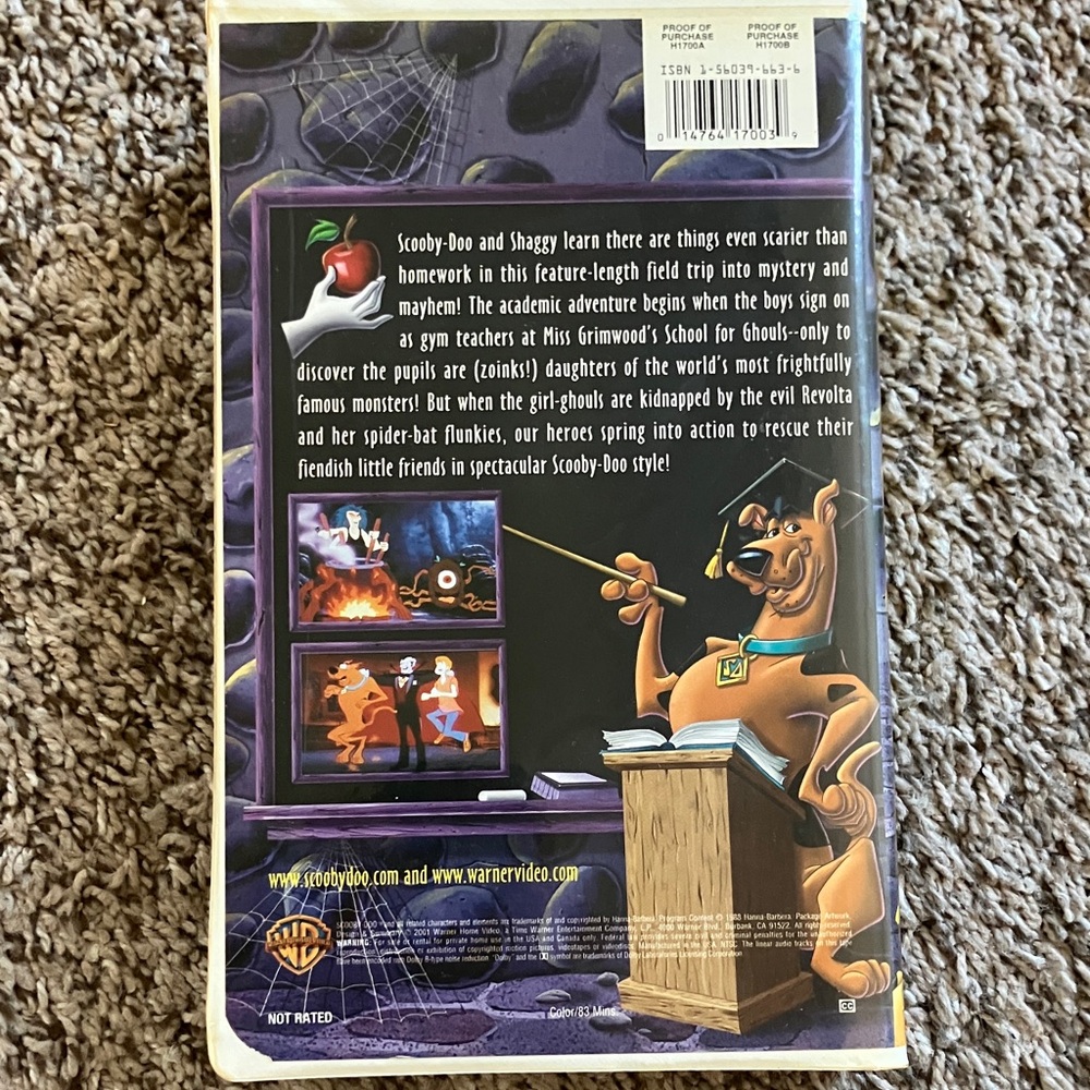 Scooby-Doo and the Ghoul School VHS - Picture 2 of 3